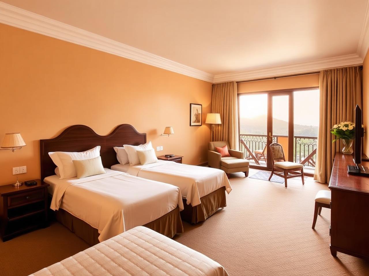 Rooms at Hotel Chams in Tetouan